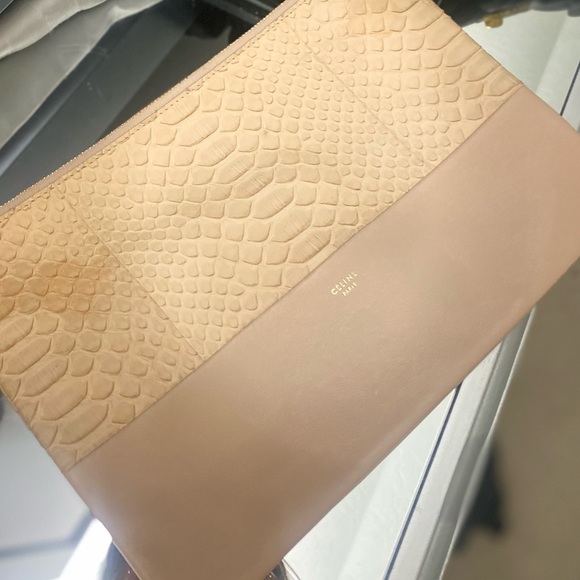 Celine authentic python leather clutch. RARE - Picture 2 of 16